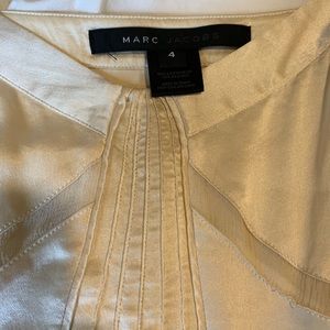 Marc Jacobs silk cream cami w intricate detail